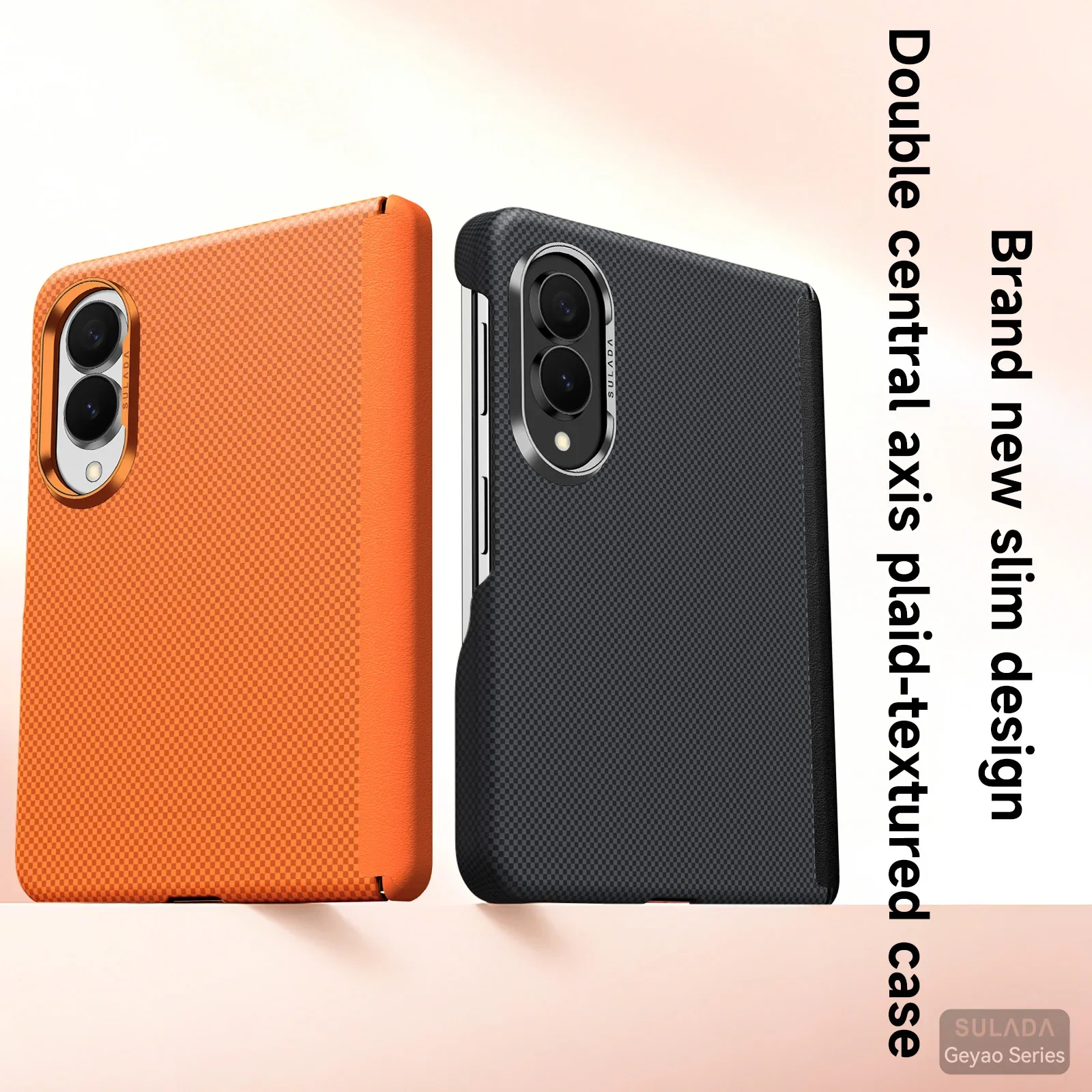 Luxury Business Magnetic Textured Shockproof Case for Samsung Z Fold 7 8Wide for Magsafe Lens Protrusion‌ Hinge Protection Cover