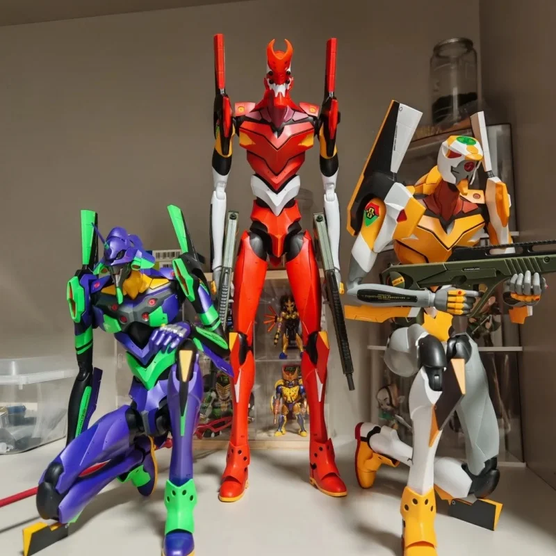 

New Blokees Eva Asuka Mari Ayanami Rei With Cockpit Special Figurines Legend Edition Anime Action Model Toy Collectible Gift