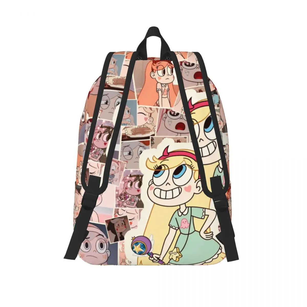 Stella contro. Zaino The Forces Of Evil Uomo Donna Moda Scuola Business Zaino Cartone animato carino Borsa a tracolla per computer portatile Sport