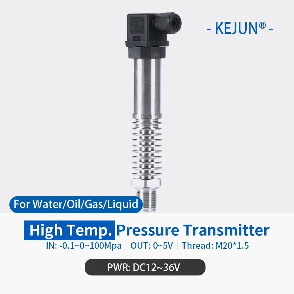 200c High Temperature 0-5v Melt Pressure Sensor Oil Gas Steam Boiler Pressure Transducer Hot Water Liquid Pressure Transmitter