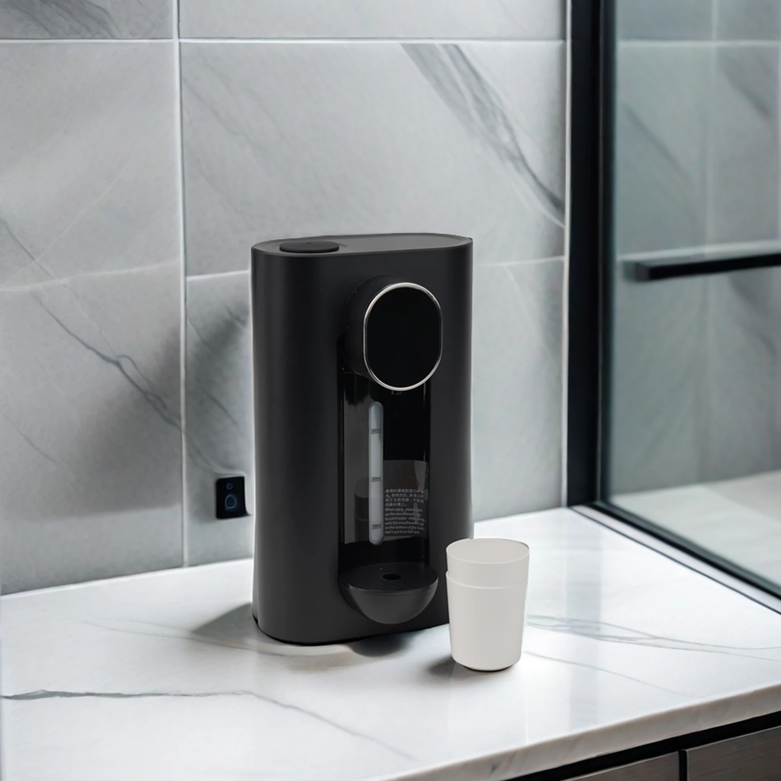 Dispensador de enjuague bucal para baño, herramientas versátiles recargables, sin contacto, USB, Abs, automático, fácil instalación, eficiente