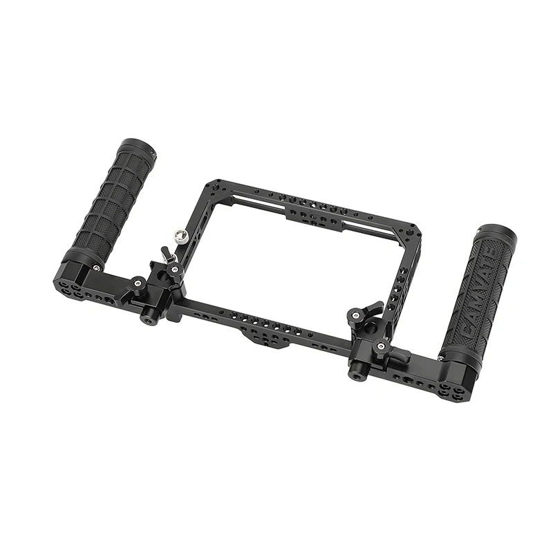 HDRIG Full Monitor Cage with Dual Rubber Handgrip for Desview R7II 7\