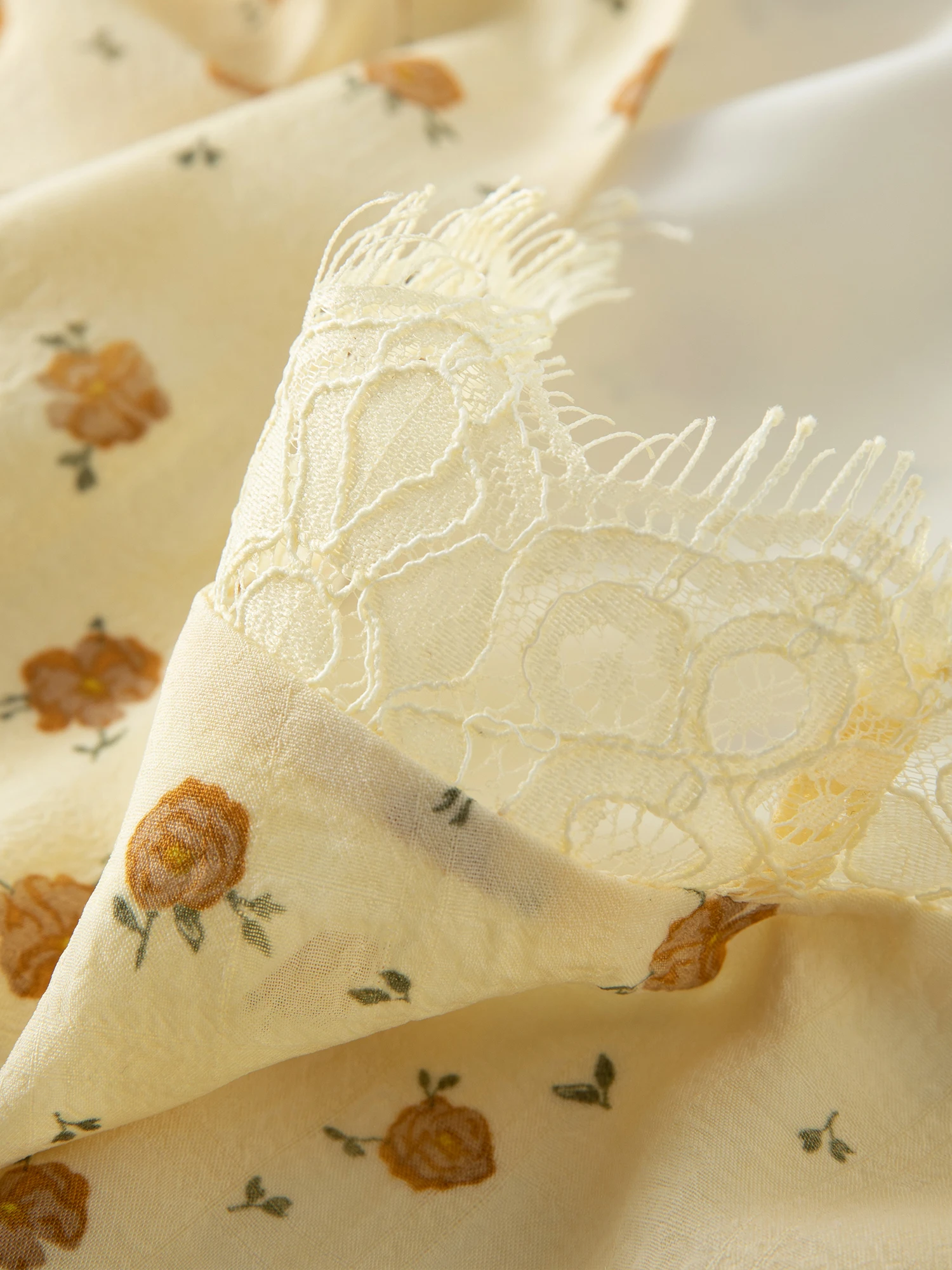 DUSHU Elegante op maat gemaakte halflange grote maten dames Franse kanten patchwork bloemenjurk 2025, zomer nieuwe jurken 25DS82823