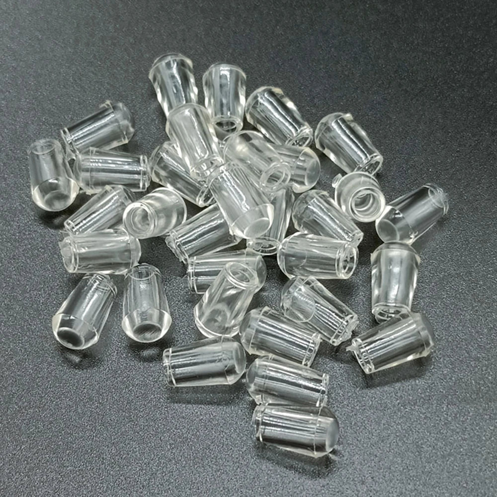 100Pcs PVC Soft Rubber Sleeve Round End Caps Cover Diameter 2.5mm-19mm Screw Thread Protector Rubber Pipe Protector