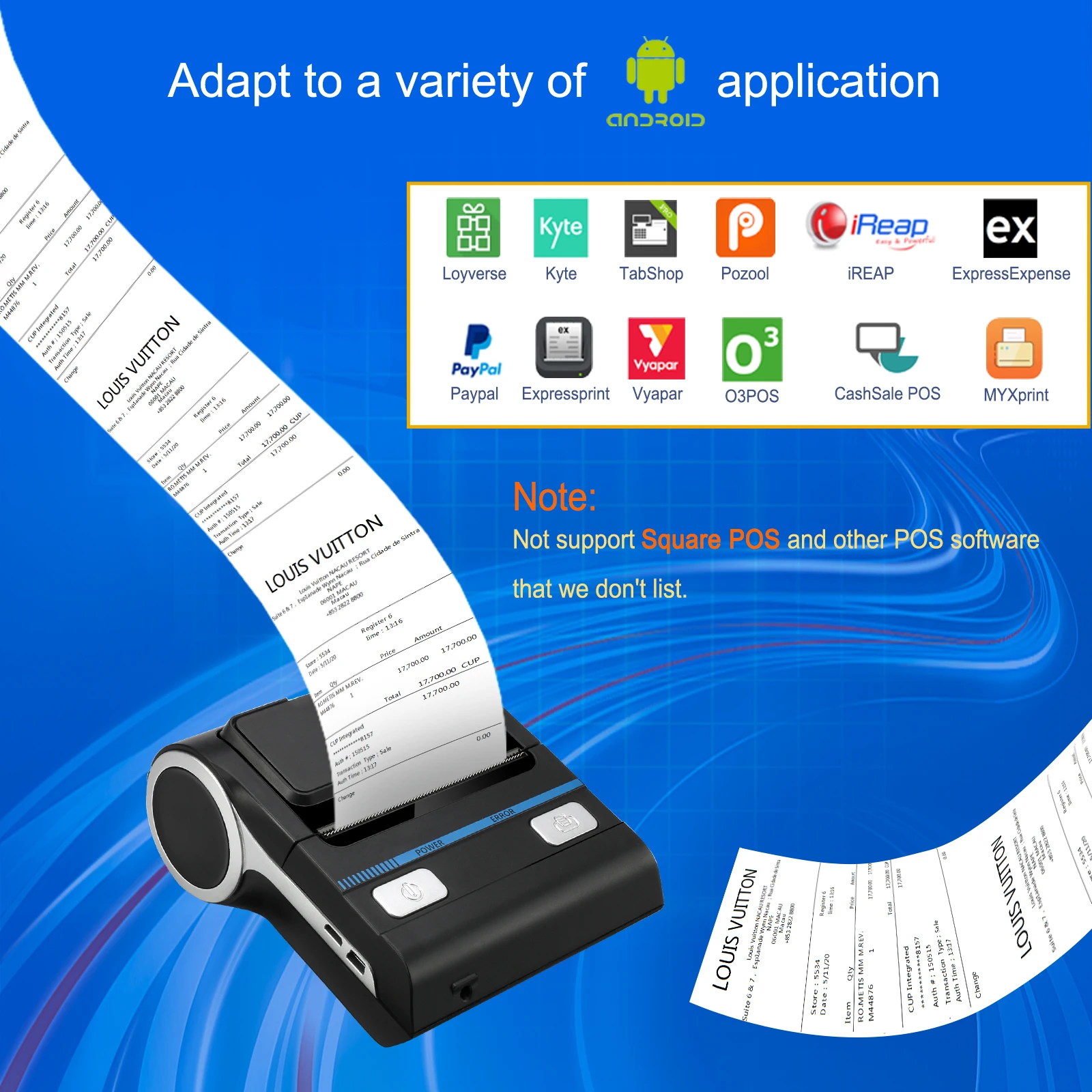 Milestone 80mm Thermische Printer Bluetooth Android soi Ontvangst Bill Machine Thermische Computer Impresora label Printer Sublimatie