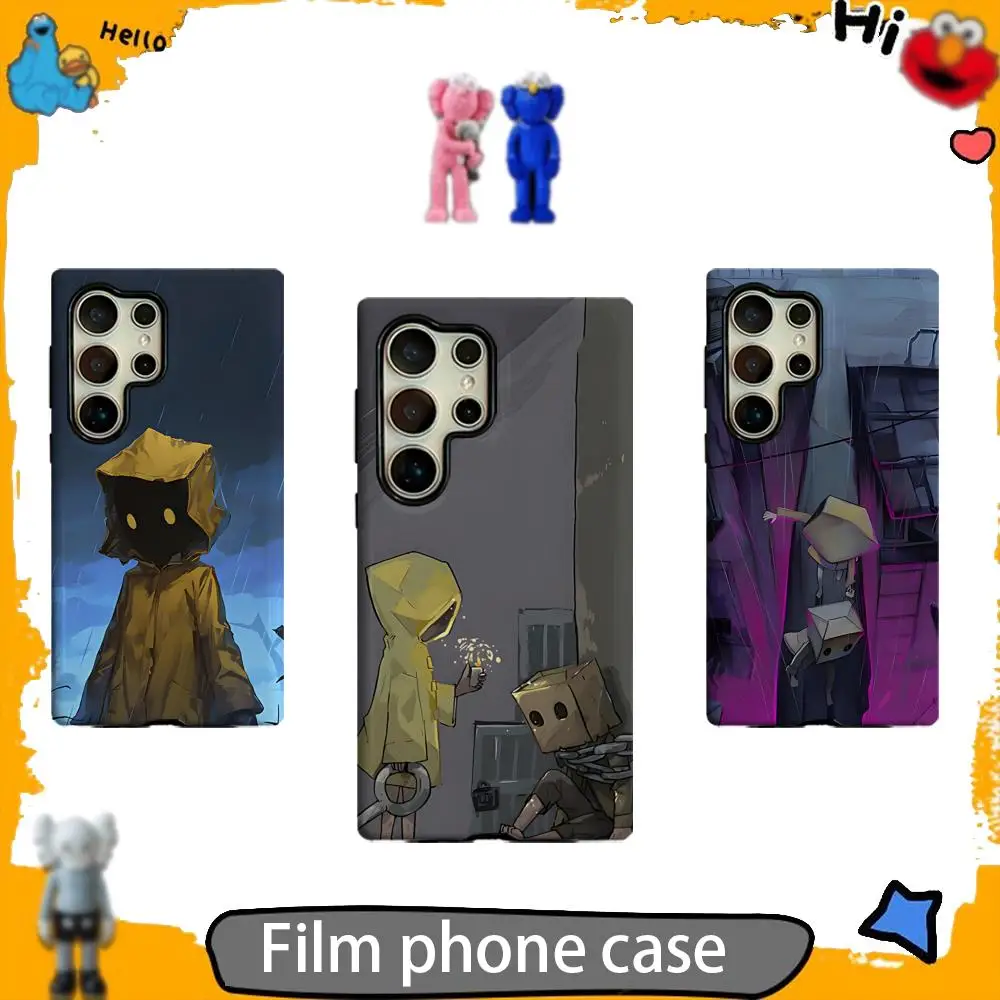 Чехол для телефона Game Little Nightmares 2-в-1 глянцевый корпус для Samsung Galaxy S25 S24 S23 S22 S21 Plus Ultra