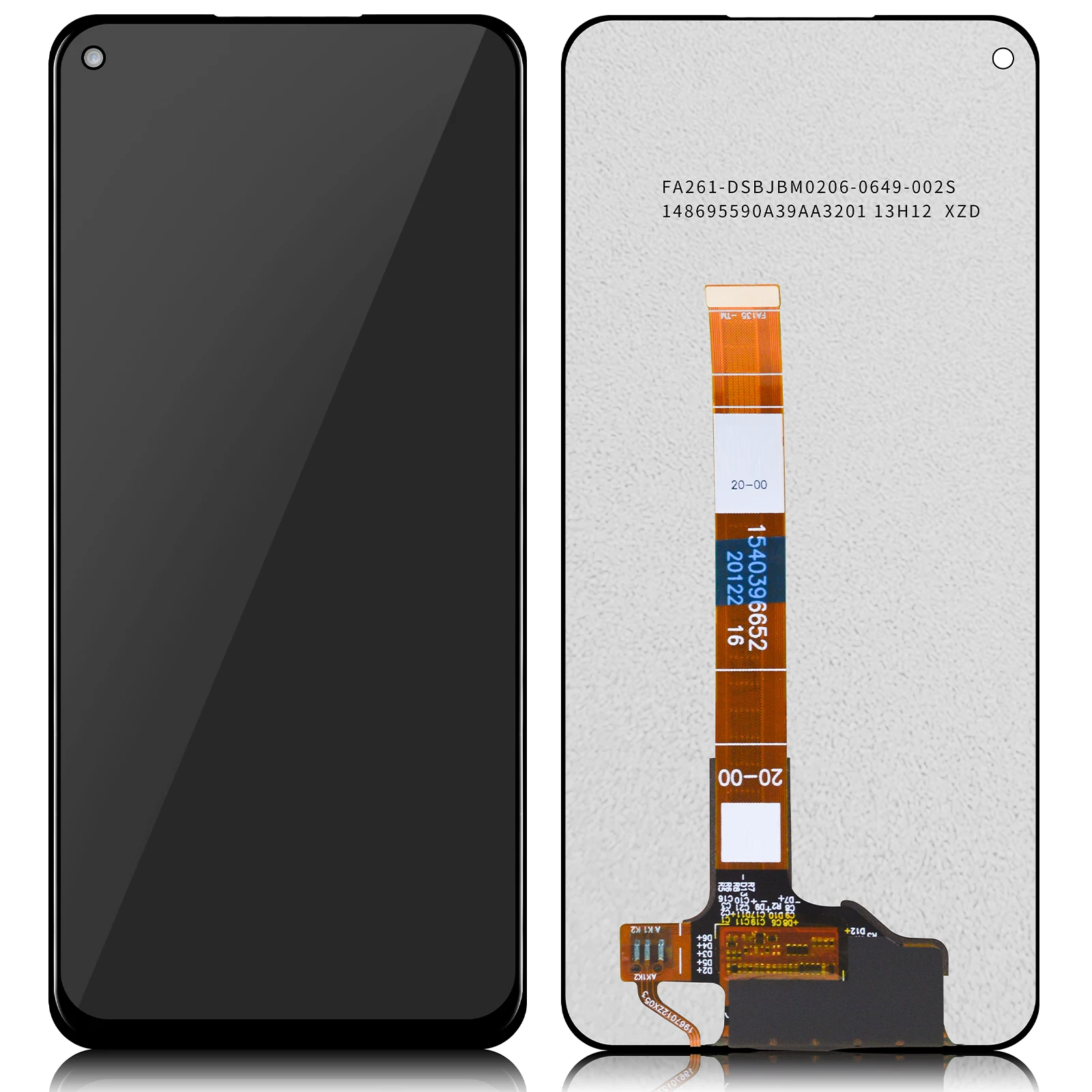 LCD Display Touch Screen Digitizer Assembly Peças de Reposição, Original para Oppo A72, A92, A52, 4G, CPH2069, CPH2067