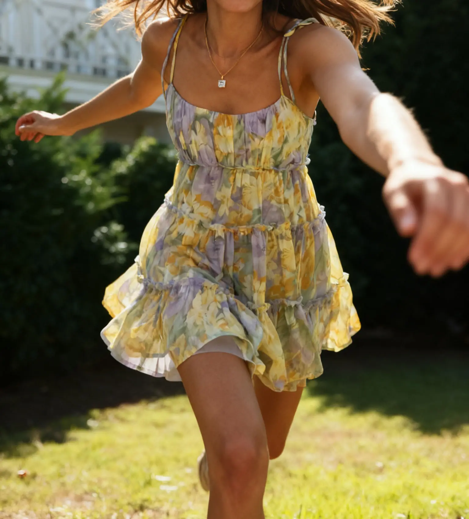 Dresses Womens Dress Vacation Summer Cupro Halterneck Bow-Tie Ruffled Slim-Fit Ultra-Short Sweet and Cool Style Quick-Dry Tender