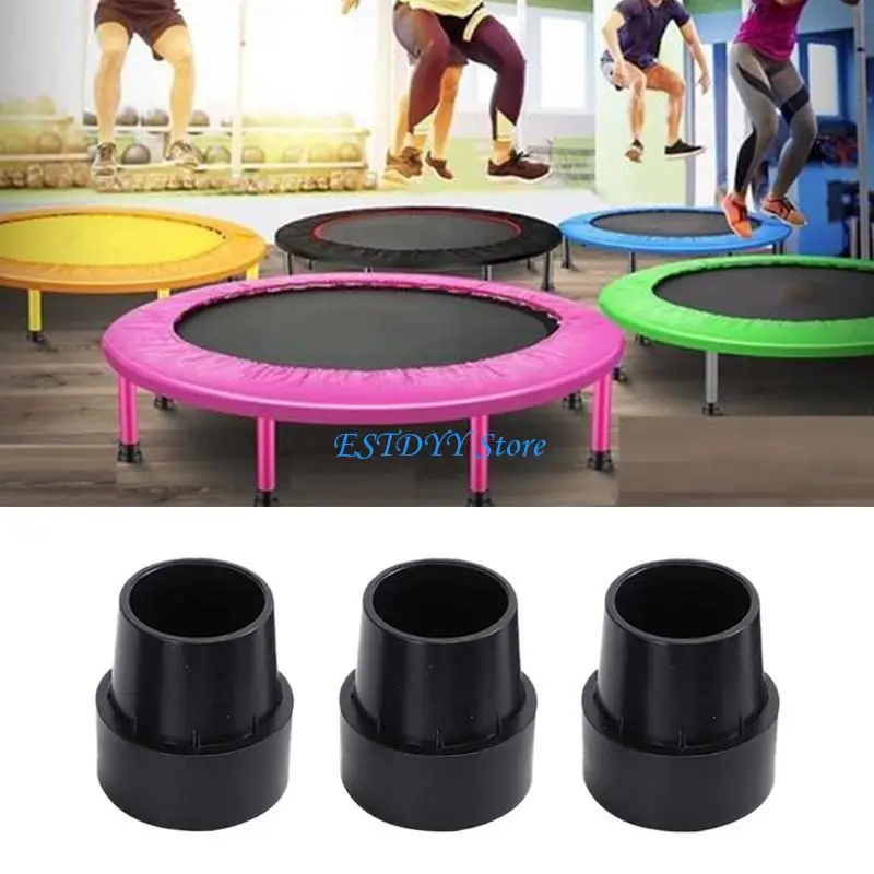 G6DE Rubber Trampoline Mini Caps Replacements Mini Trampoline Leg Caps 25mm Diameter