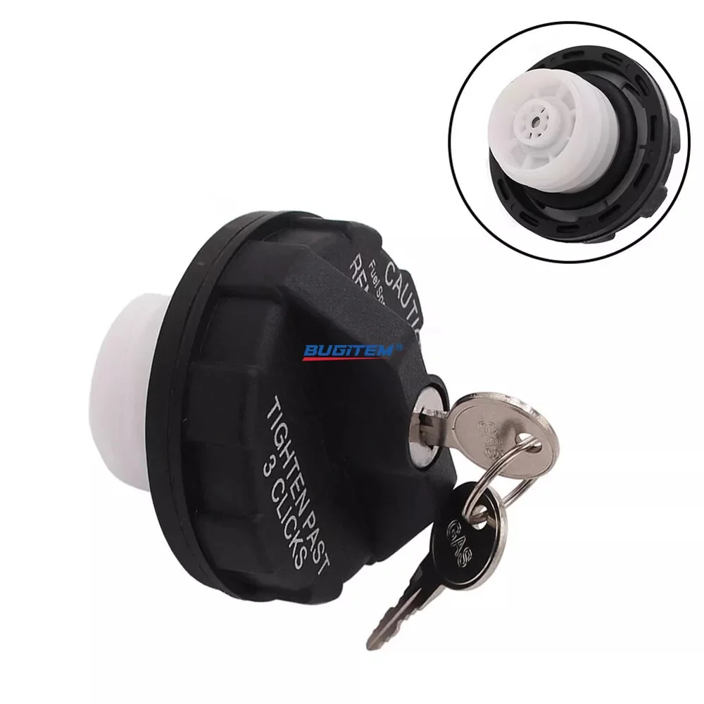 Tapa de combustible con bloqueo negro 82400041 con llaves para Jeep Grand-Cherokee ZJ WJ Comanche MJ Wrangler YJ Dodge Minivan GS Chrysler