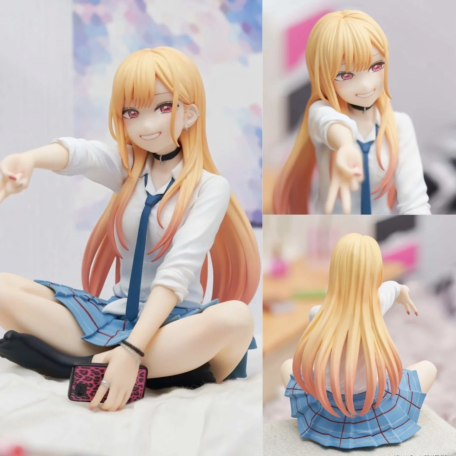 Marin Kitagawa My Dress-Up Darling School Uniform Figure Desk Ornament Kawaii Anime Gift for Boys Girls Cartoon Collectible Toy