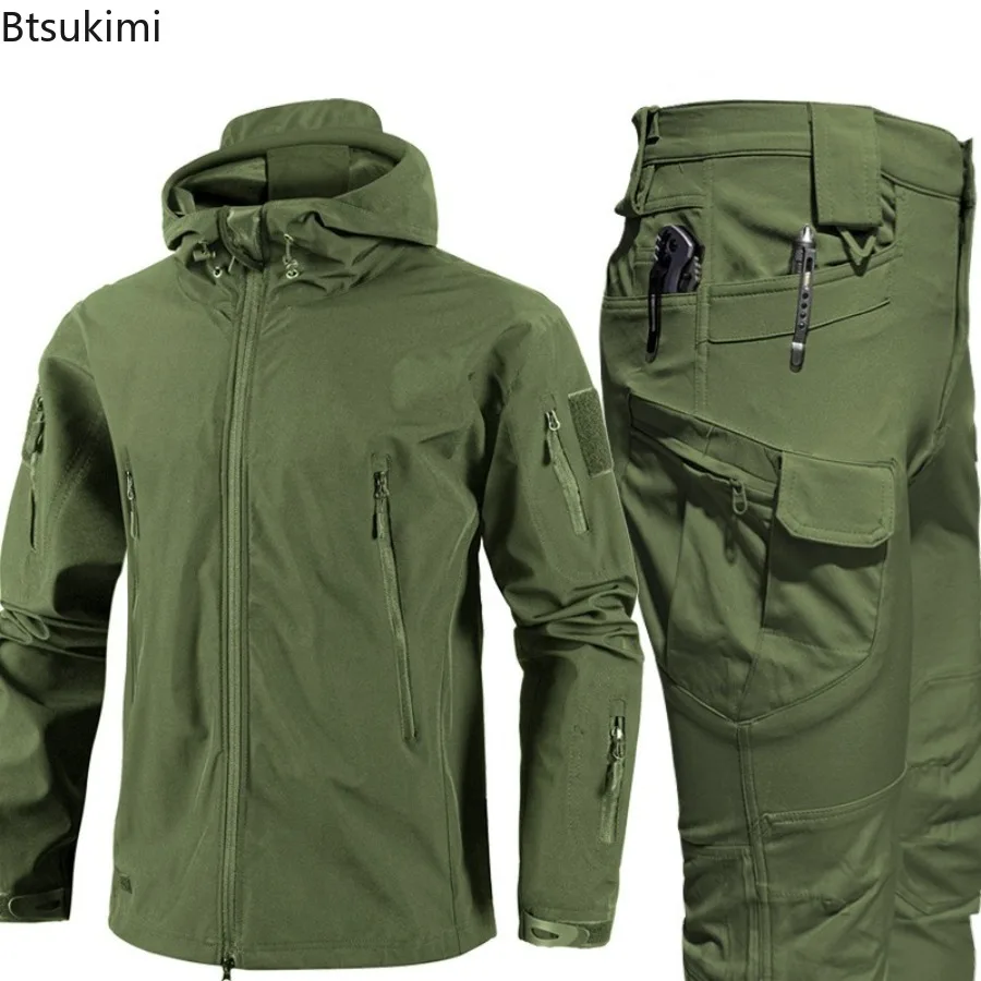 spring-autumn-outdoor-outdoor-high-quality-multiple-pockets-hiking-camping-camouflage-breathable-jacket-long-pants-2-piece-set