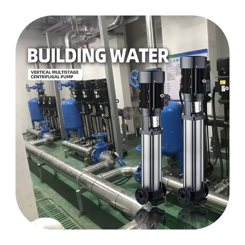 High Rise Vertical Multistage Centrifugal Pump jockey Water Pump with Induction Motor - view 3
