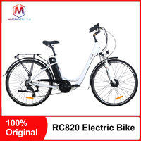 Electric Bicycle, City E-Bike RC820,  28 Inch, 36V/10.4Ah Battery, 250W Front Motor, 7 Speed, 25 km/h, LCD Display Electric Bike