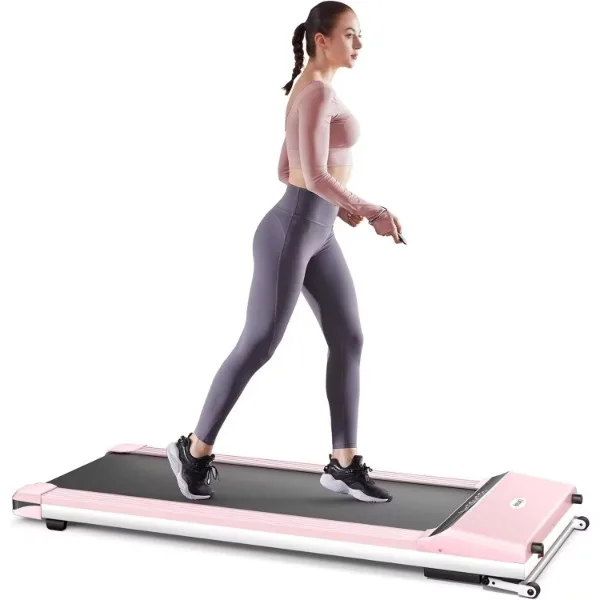 Walking Pad, Under Desk Treadmills for Home/Office, Portable Walking Treadmill with Remote Control Exercise Machine Walkingpad