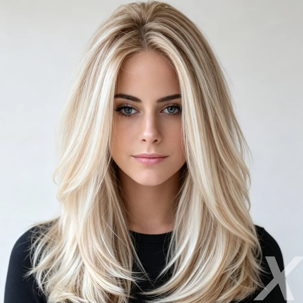 Highlight Blonde Straight 24Inch HD Lace Front Wig For Women Pre Plucked Transparent Lace Heat Resistant Daily