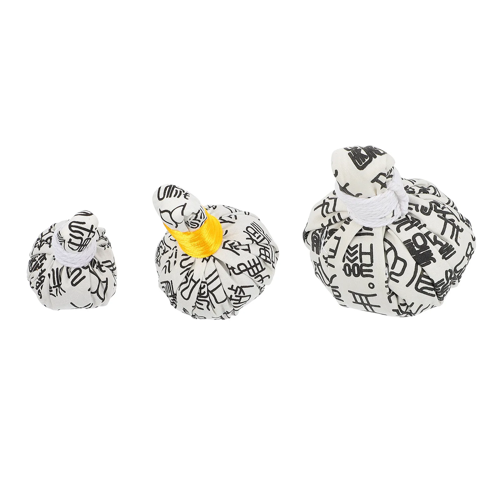 

3pcs Herbal Massage Balls Pain Relief Warm Compress Therapy Eco-Friendly Wellness Sachets for Face Neck Back Waist