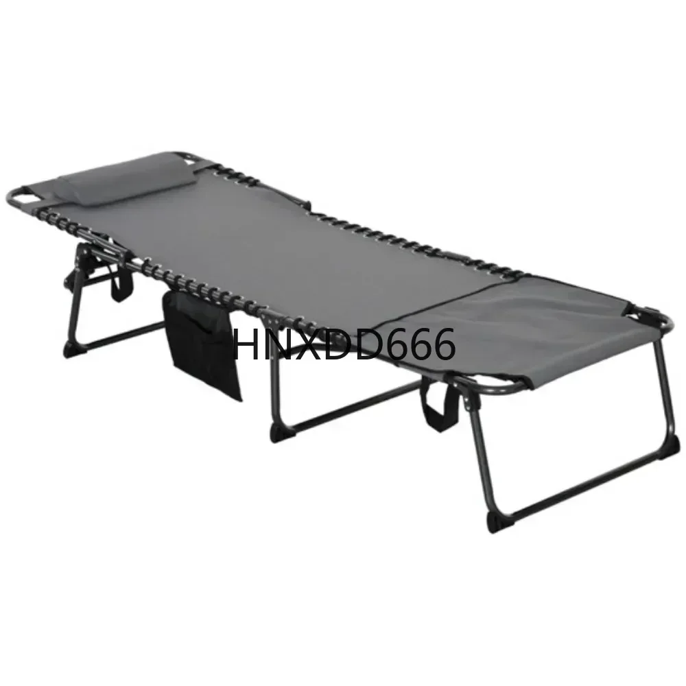Foldable recliner waterproof powder-coated steel frame with foldable design with handles for easy storage and transport