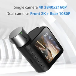 hd Dashcam GPS WIFI 24h Parking Monitor 4K Dash Cam for Car Dvr Dual Camera Front and Rear Night Vision Dvrs Mini Video Recorder