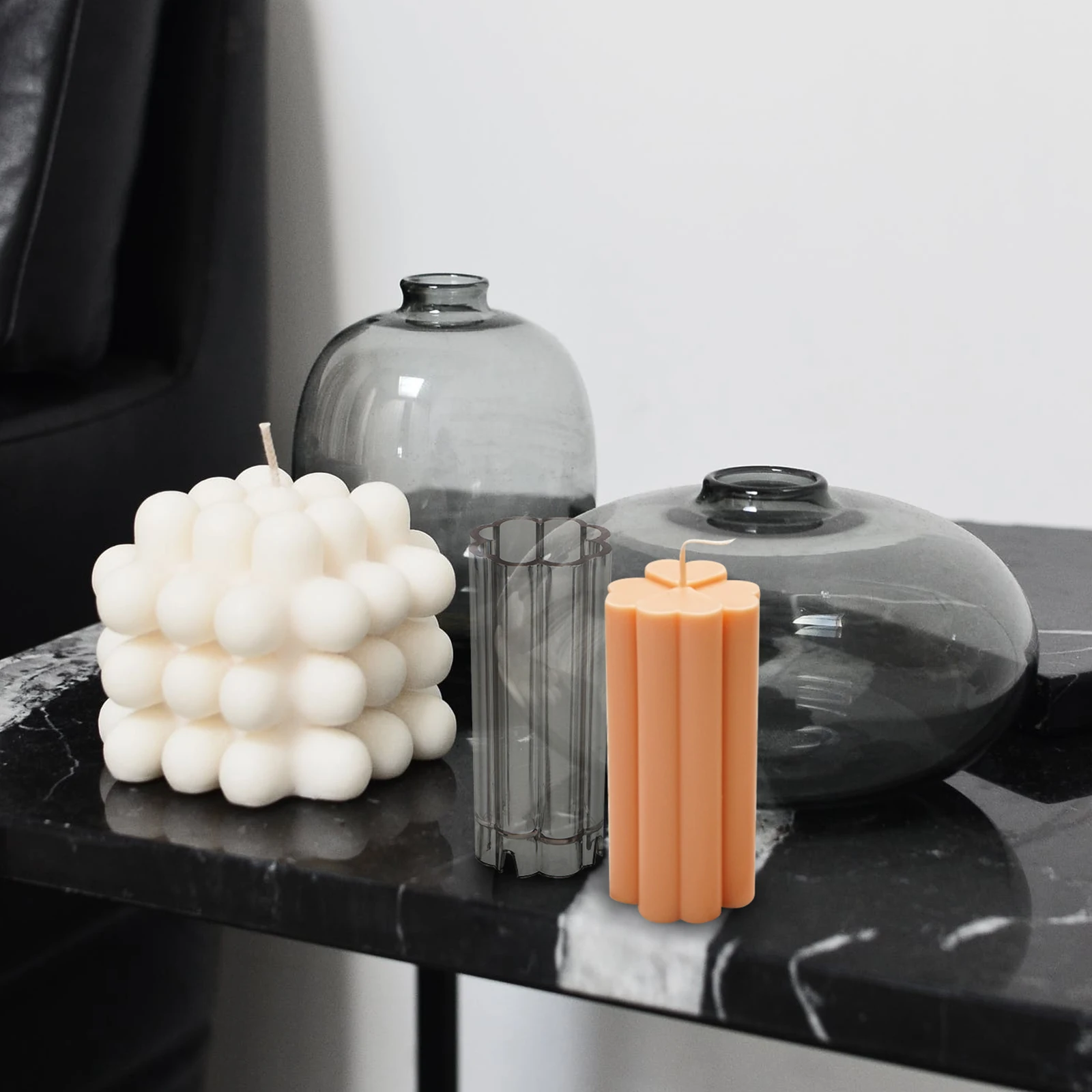 

Mold Handmade Making Supplies Geometrical Column Shaped Scented Mould Transparent Acrylic Nonstick Easy Clean