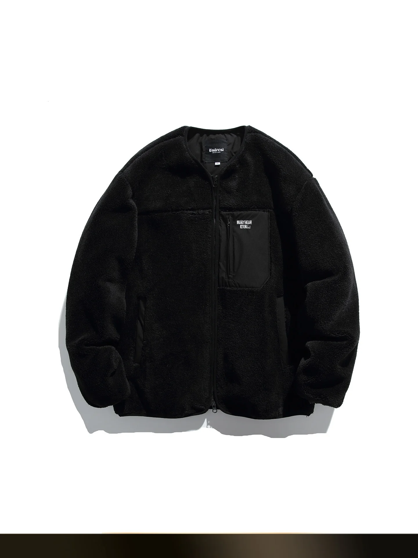 

Nted American Retro Stitched Lamb Velvet Men's Cotton Jaet Collarl Winter Cold Resistance Warm Couple Cotton Coat