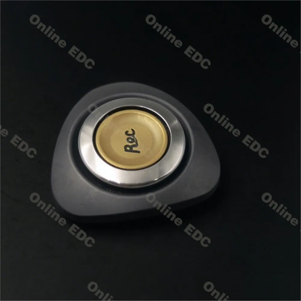 Used EDC Toys LAUTIE ROC 2.0 Fingertip Fidget Spinner Zirconium Metal EDC Adult Decompression Anti Stress Toy 2099 Series