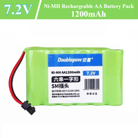 7.2V 1200mah Batteries Ni-MH Rechargeable AA Battery Pack Used for Remote Control Toy Lighting Security Facilities Electric Tool