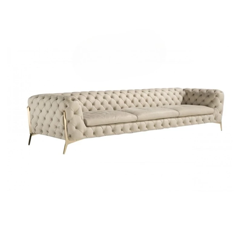 Good time light luxury Internet celebrity copper foot sofa