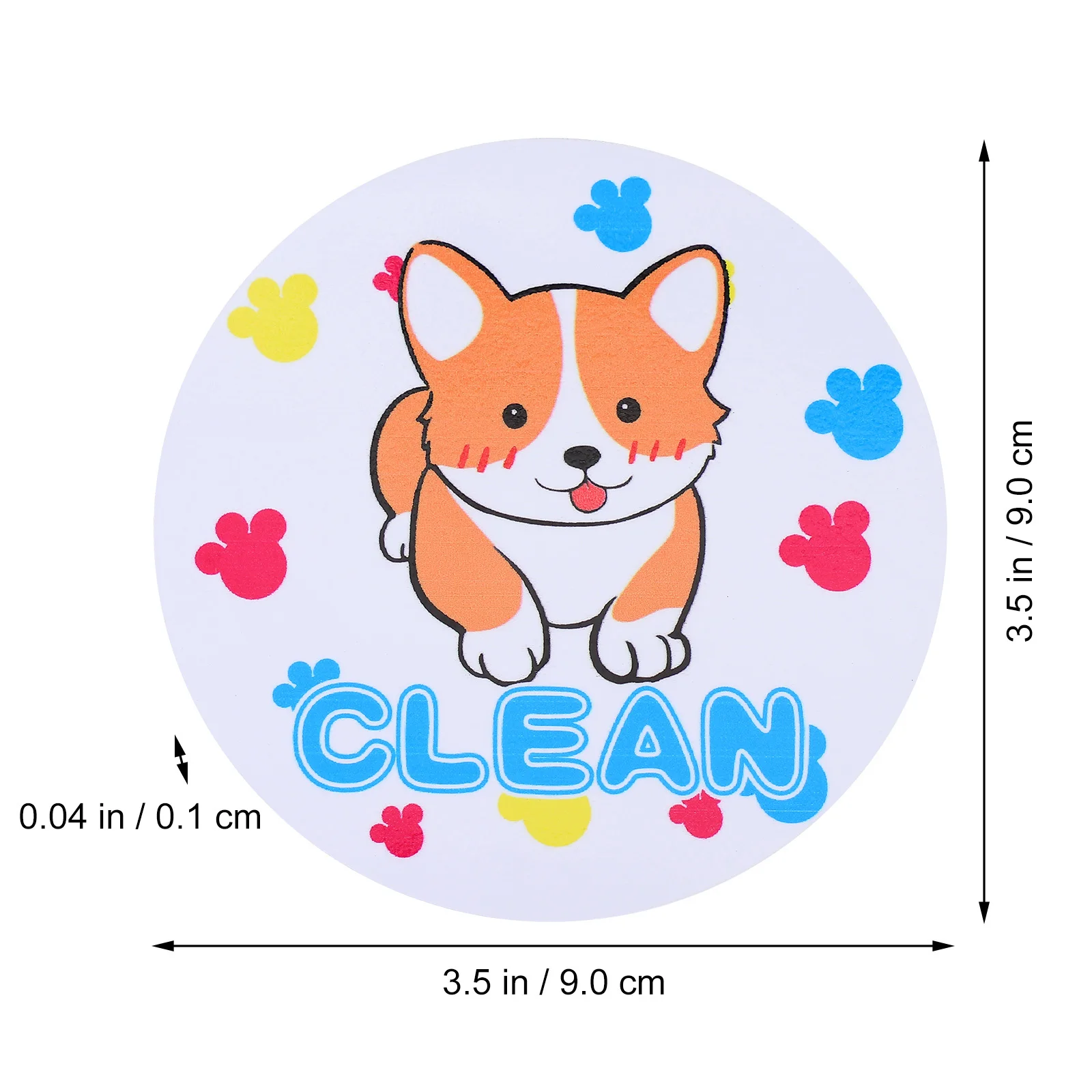 Magnetic Clean Dirty Sign Reversible Dishwasher Laundry Indicator Double-Sided Washing Machine Label For Furniture