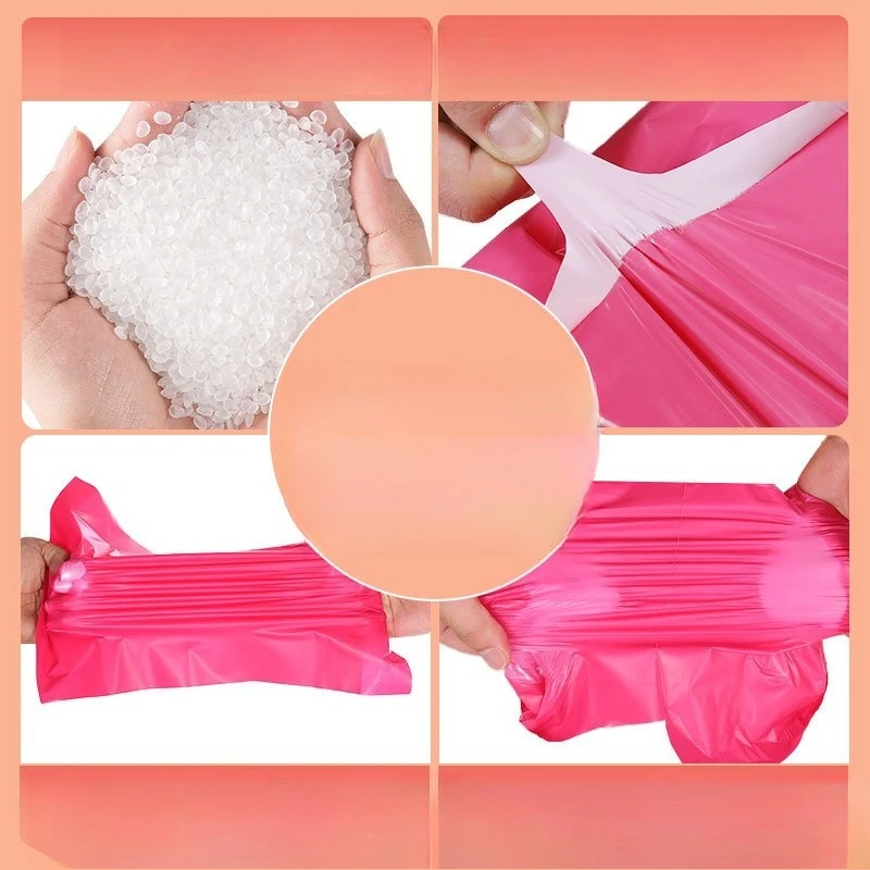 Pink Poly Mailers Thick Waterproof Self Adhesive Courier Bags Tear Resistant Packaging Pouches Clothing Wholesale Mailing Bags
