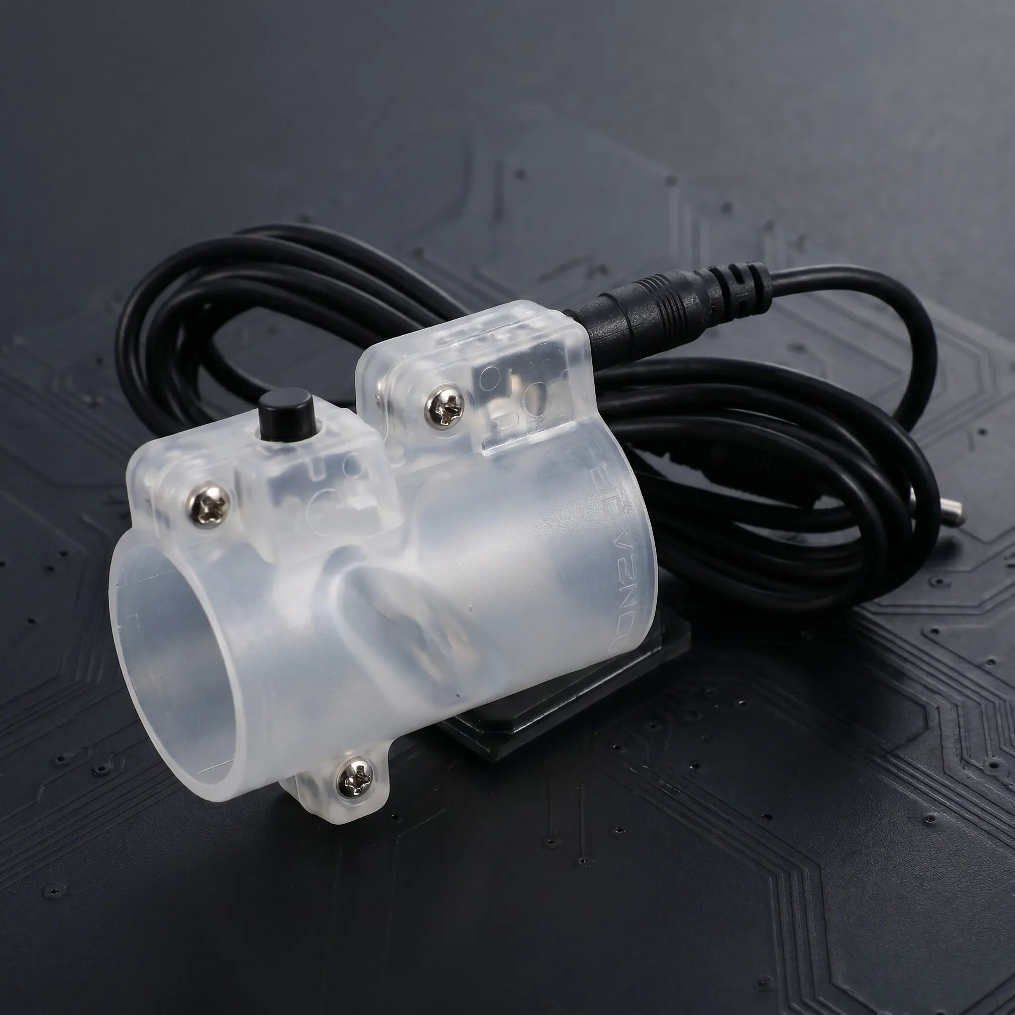Manual Hand Control Glue Dispenser Trigger Switch with Plug Transparent Housing for Industrial Liquid Dispenser Repair Accessory