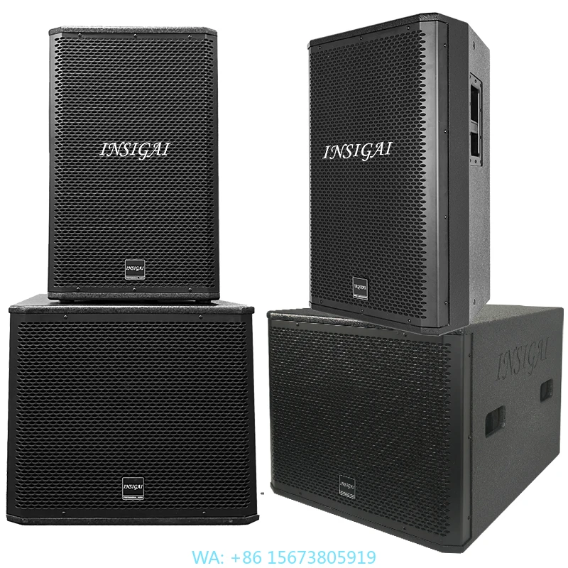 ODM OEM Passive Active 12 15 18 Inch Full Set Speaker Professional Subwoofer Woofer Bass Stage pa System Professional Speakers