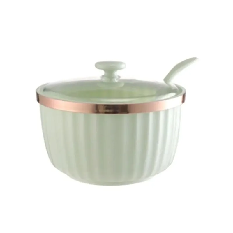 

Seasoning Storage Box Condiment Bottles Pepper Sugar Container Bowl Salt Shaker Jars Sesame Bottle With Lid Kitchen Accessories