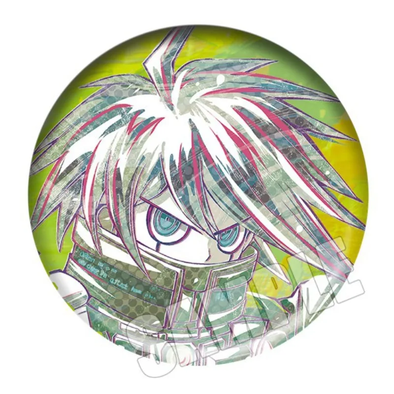 58mm Hot New Danganronpa V3 Anime Badge Kokichi Oma Cosplay Badge Brooch Pin Anime Accessories Birthday Gifts - view 3