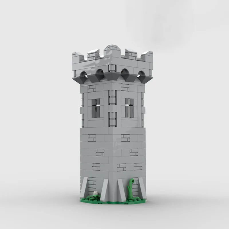 Mittelalter liches Schloss Baustein Set - DIY alte Stadtmauer & Tor Modell-Moc Montage Spielzeug für kreative Spiel pädagogische holid