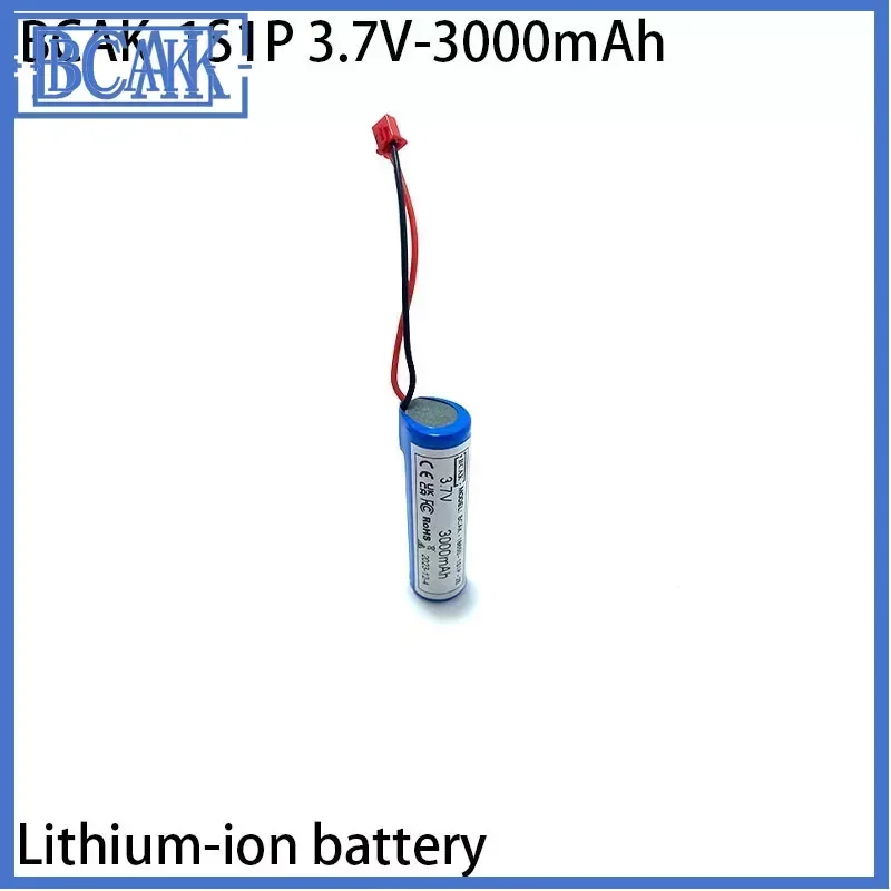 HOT 18650 Lithium Battery 3.7V 3000mAh 1S1P with Bms Protection Plate for Lighting Electric Toothbrush Fan Backup Battery