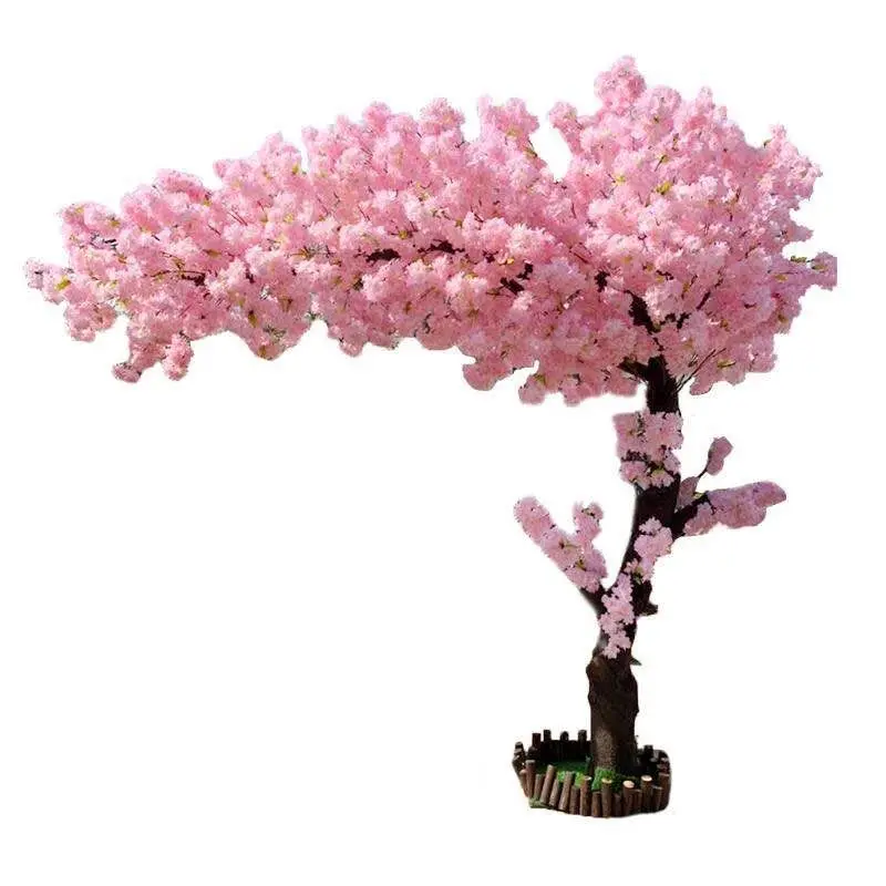 

Simulation peach tree wishing tree interior decoration large fake peach tree shopping mall hotel wedding decoration