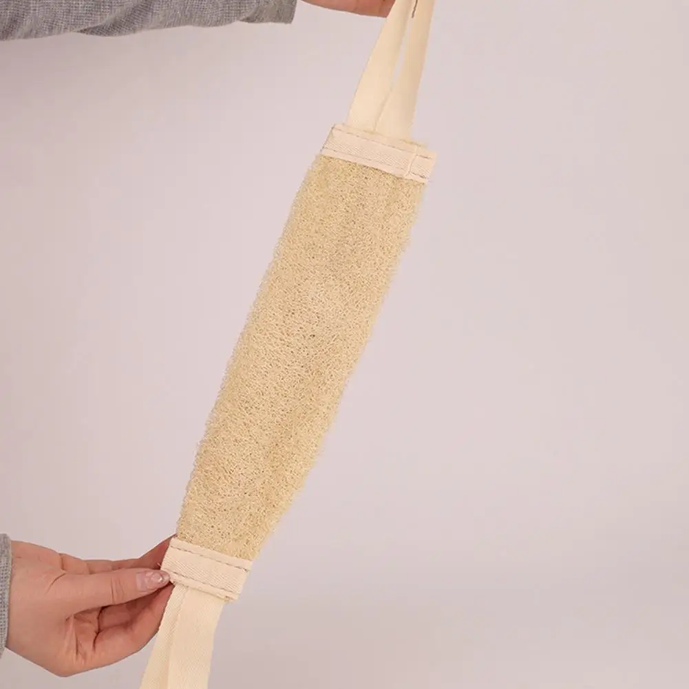 1 قطعة اللوف الطبيعي لينة التقشير سنفرة الجسم حمام الجلد فرشاة اغتسال سبا حزام تدليك تنظيف الغسيل أداة حمام الإسفنج U7W8 #1