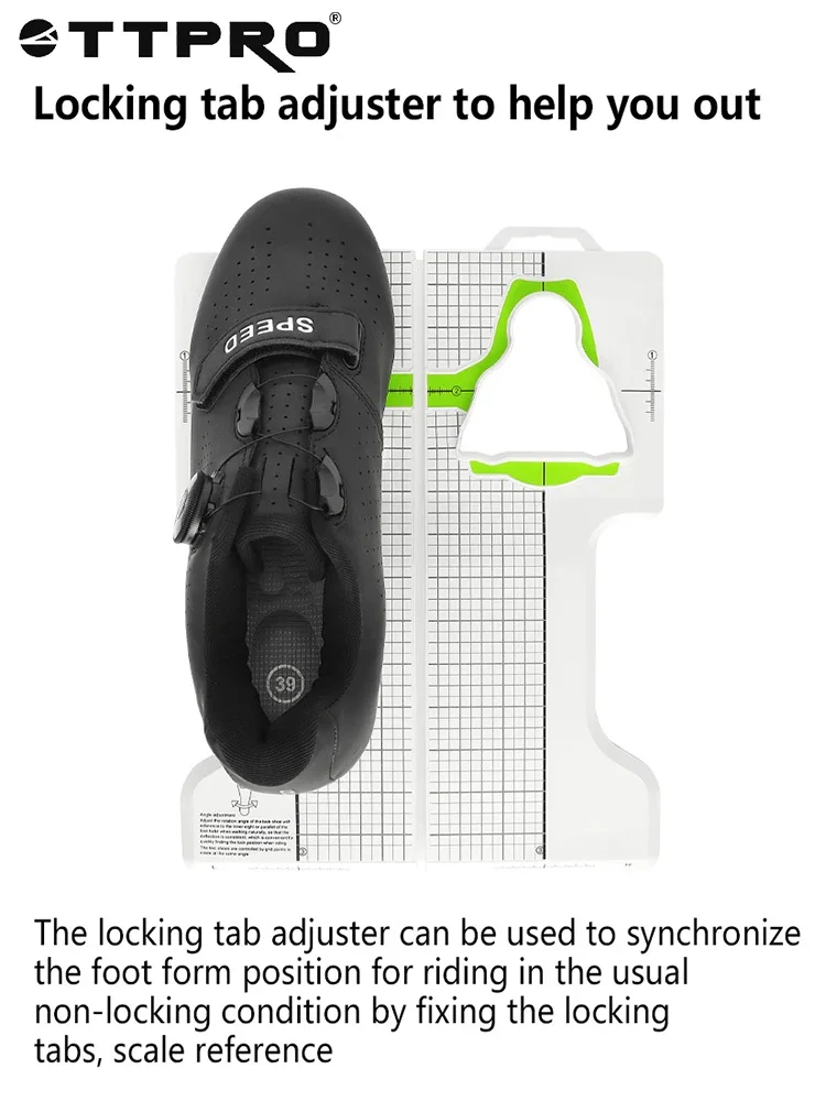 AliExpress 【2025 Hot】TTPRO Bicycle Lock Cleat Adjustor Mountain Bike MTB Shoe Cleat Fitting Tool for Road Cycling Self-Locking Pedal