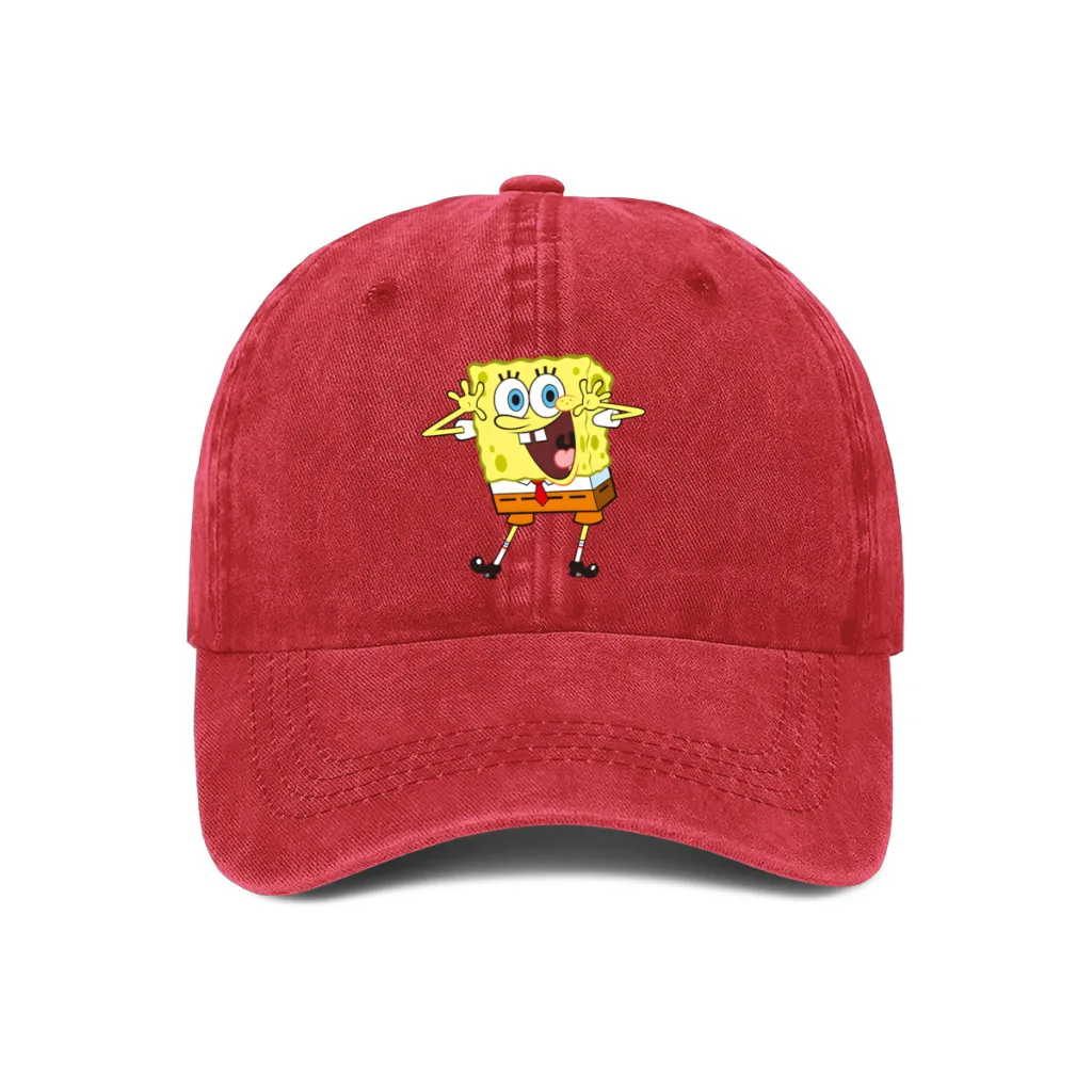 SpongeBob SquarePants Fashion Baseball Caps Women Men Snapback Cap Female Male Visors Sun Hat Unisex Adjustable Trucker Hats