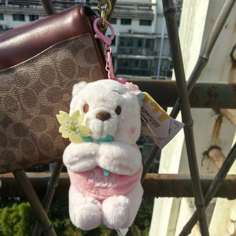 Disney perfumed Winnie brelok z misiem pluszowa plecak na zabawki dekoracja z wisiorków zabawka dla dzieci miękkie i wygodne wypchana lalka