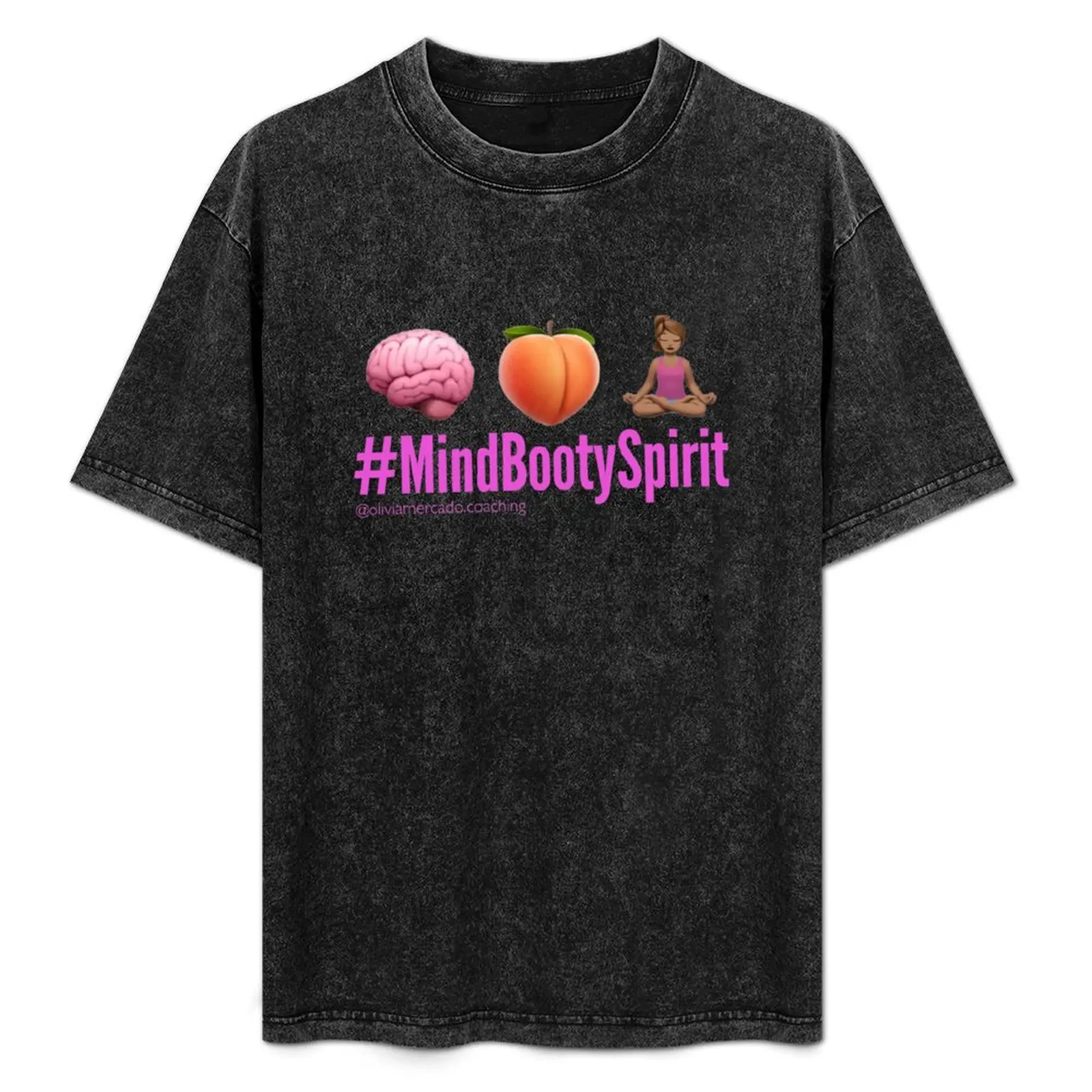 

MindBootySpirit-pink-icons T-Shirt summer tops heavyweights Men's t-shirt