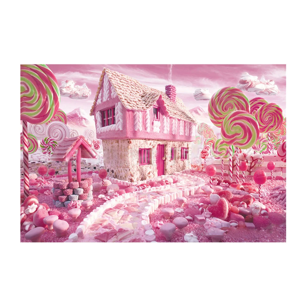 

1000Pcs/set Paper Jigsaw Puzzles Fairy Tale Candy House Puzzles Educational Toys For Kids Adults