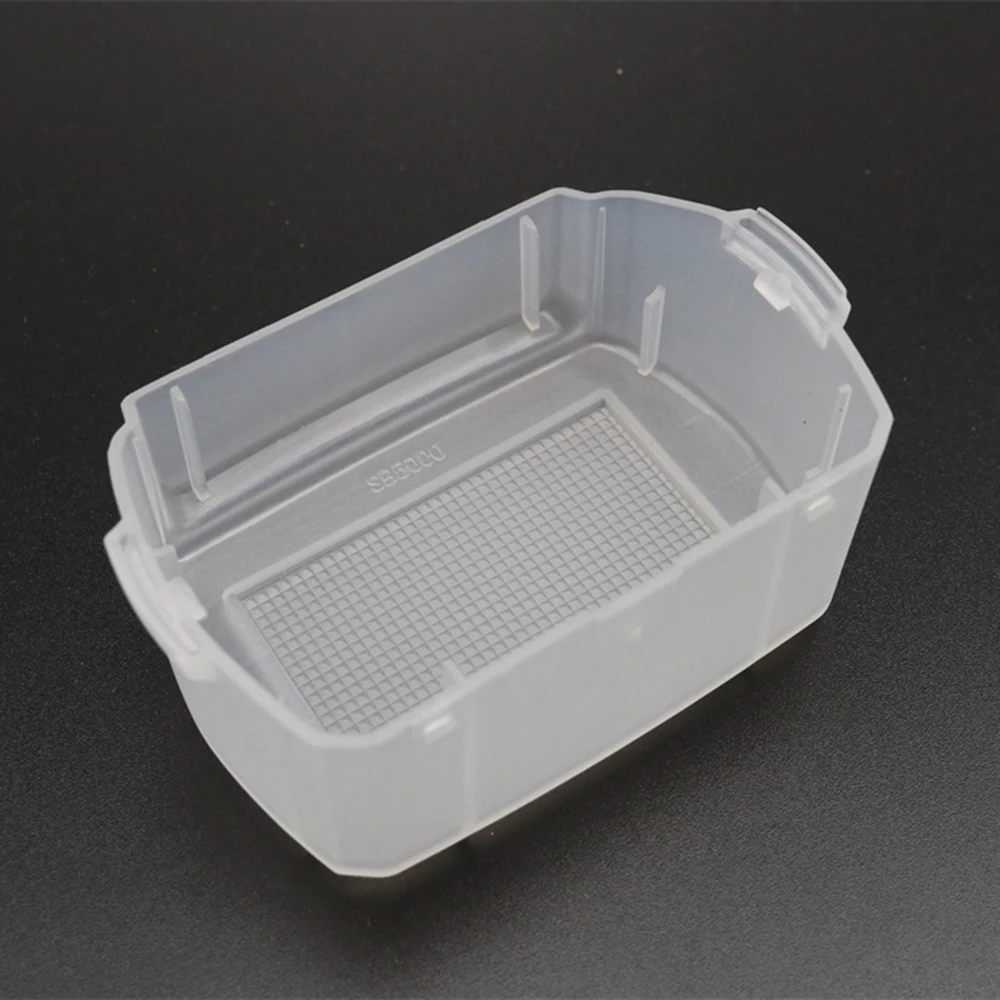 Para Nikon Speedlite SB 5000 tapa difusora de Flash cúpula tapa de rebote caja blanca translicente