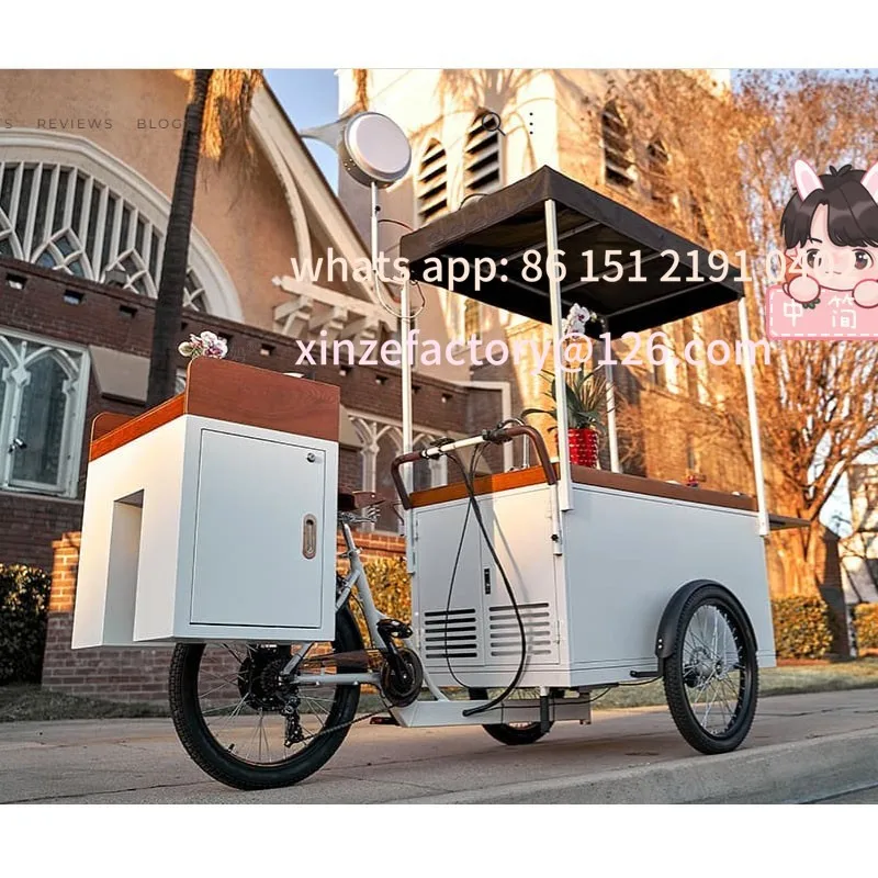 تخصيص في الهواء الطلق بيع المحمول ذات المناظر الطبيعية الخلابة كشك وجبة خفيفة فطيرة فواكه شريحة لحم شاحنة طعام مشروب فواكه متعدد الوظائف