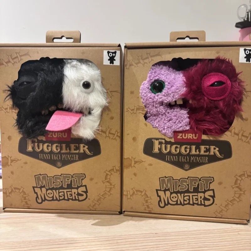 

Fuggler Misfit Monsters Soft Plush Doll Teeth Monster Two Tone Splicing Series Funny Ugly Kawaii Toys Chlidren Christmas Gifts