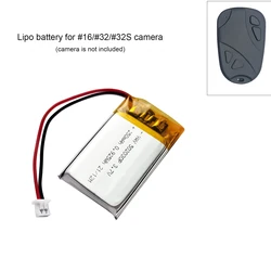 250mah 3.7V czysty bateria Lipo 502030 polimerowy litowo-jonowy/li-Ion do 808 #16/#32/#32S sportowy brelok do kamery HD DashCam