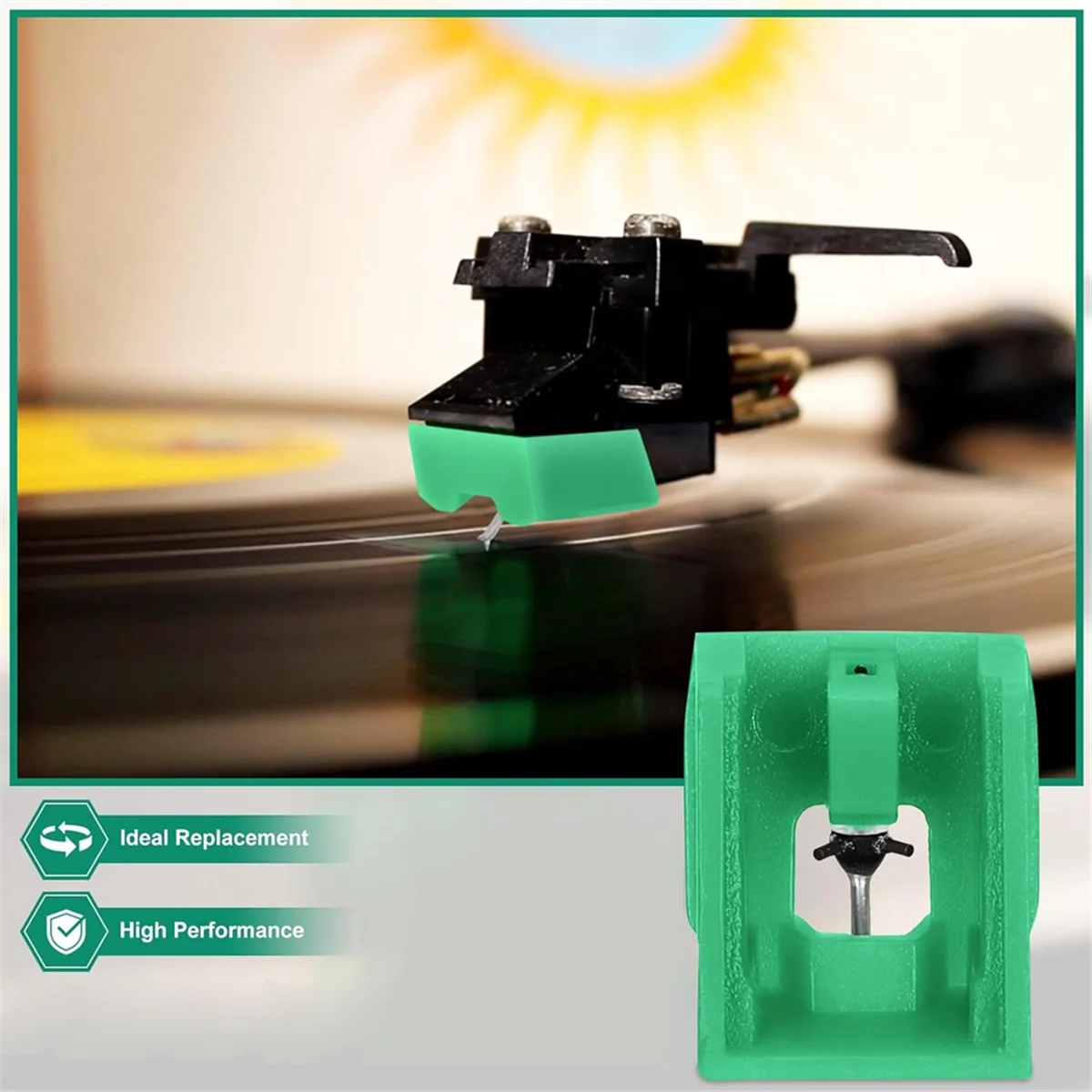 Сменный стилус BISM ATN95E для AT95E для проигрывателей проигрывателей Technica AT-LP120-USB AT93, AT3400, AT3450, картриджи