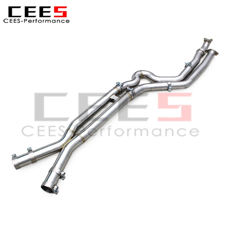 

Высокопроизводительная средняя выхлопная труба CEES для BMW M3/M4 G80/G82 3.0T 2021-2024 из нержавеющей стали SS304 с гибким соединением