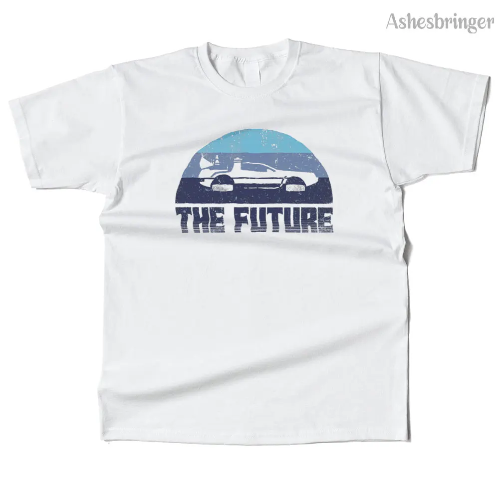 تي شيرت رجالي من القطن The Future is Back برسومات الشارع كاجوال للرجال والنساء #1